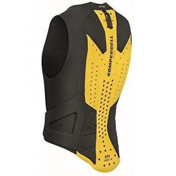Komperdell AIRVEST Protección, Adultos Unisex, Negro/Amarillo, M