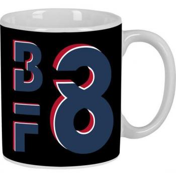 Taza Grande Blackfit8 'Urban' 350 ml - Safta Cerámica con Asa Multicolor Diseño Licenciado Oficial 80x95 mm