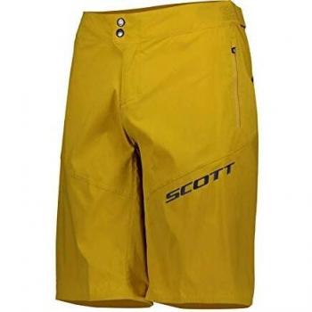 Scott Pantalón corto de ciclismo Endurance, color ocre amarillo, talla: S