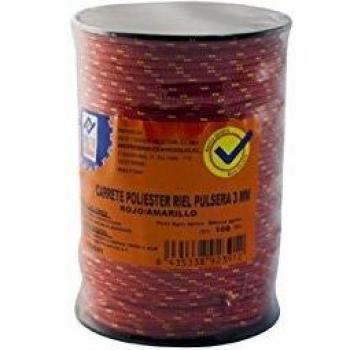 PROFER HOME - Cuerda Ps Pulsera 3Mm Rojo/Ama Profer Home 100 M