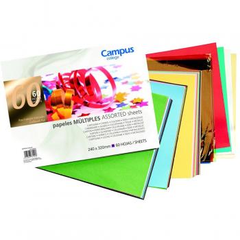Campus University MNB-60 - Bloc de trabajos manuales múltiples, 65 hojas
