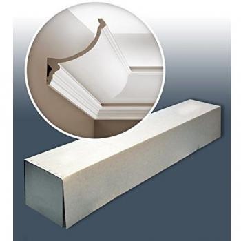 Orac Decor C900 Luxurious Cornice Moulding Box - 10 Pieces, 20m, Pre-Primed for Indirect Lighting