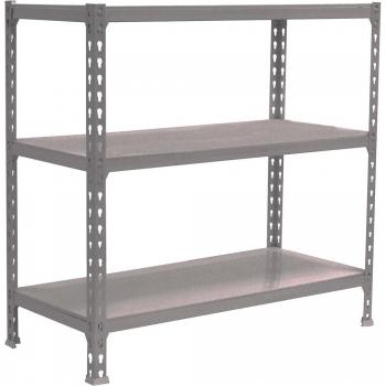 Estantería SIMONCLICK MEGAPLUS 3 Baldas 120x90x40 cm Gris/Gris