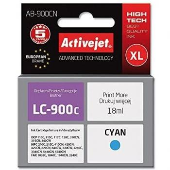 Cartucho de Tinta Compatible Activejet AB-900CN Cian XL - 17,5 ml