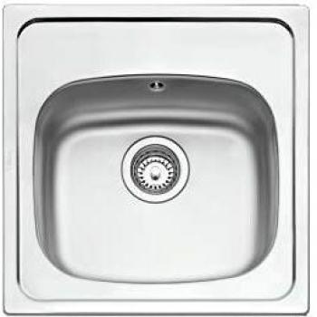 TEKA | Fregadero Encastrado Universe | 1 Cubeta | Acero inoxidable | 51 x 50 x 15,5 cm