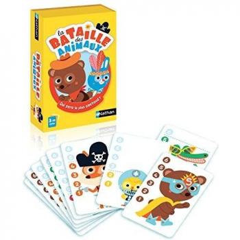 Juego de Cartas La Batalla de los Animales - Animales Divertidos - 3 años y más