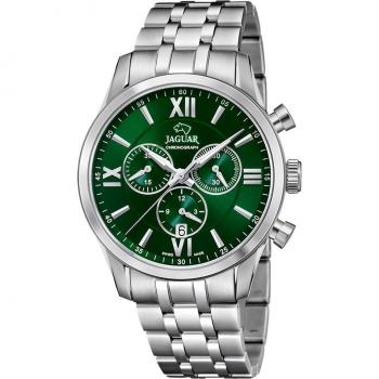 Reloj Jaguar Acamar J963/3 para Hombre con Esfera Verde y Correa de Acero Plateado