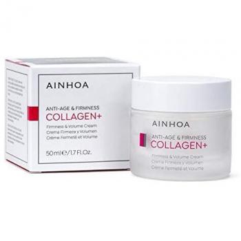 AINHOA Cosmetics – COLLAGEN+ Crema Firmeza y Volumen 50 ml – Tratamiento Facial Antiedad, Reafirmante e Hidratante con Colágeno marino para Mujer - Día y Noche- Calidad Profesional