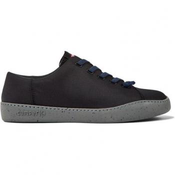 CAMPER Peu Touring Casual Shoes for Men in Black, Size 46, with Cotton Fabric