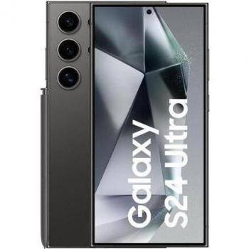 Samsung Galaxy S24 Ultra 5G Smartphone con Pantalla de 6.8 Pulgadas, 12GB de RAM, 256GB de Almacenamiento, Batería de 5000mAh y Doble SIM en Color Negro Titanium