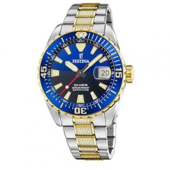 Reloj Festina The Originals F20706/1 Azul Hombre Correa Acero Inoxidable 316L