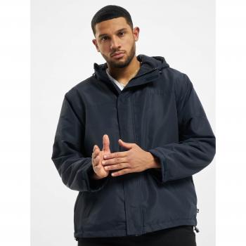 Brandit Men's Navy Windbreaker with Front Zipper - Size S