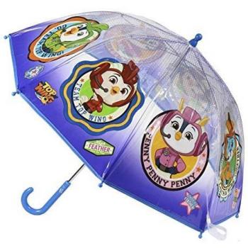 CERDÁ LIFE'S LITTLE MOMENTS - Paraguas Transparente de Top Wing -Licencia Oficial Nickelodeon, Multicolor