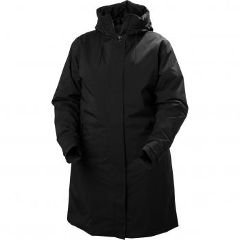 Chaqueta Helly Hansen Victoria Insulator Rain PrimaLoft negra para mujer - XS