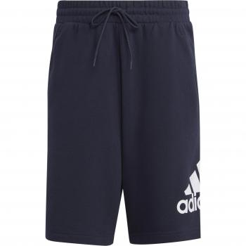 Pantalones cortos adidas Essentials Big Logo French Terry para hombre, color azul marino y blanco, talla XXL