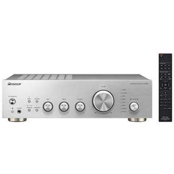 Pioneer A-40AE-S Integrated Stereo Amplifier - Silver, 2x60W, Direct Energy Technology