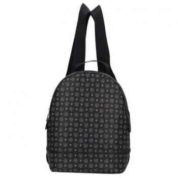 Pollini Women's Heritage Black PVC Backpack