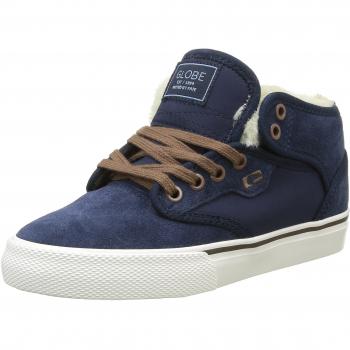 GlobeMotley Mid - Zapatillas de Skateboard Niños, Azul