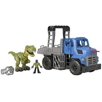 Imaginext Jurassic World Dino Hauler Transport Truck with Action Figures