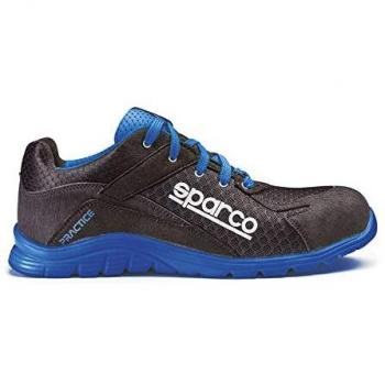 Sparco S0751738NRAZ Zapatillas Practice Negro/Blue Talla 38