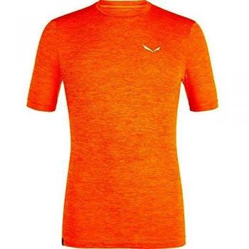SALEWA Puez Mel Hybrid Dry M S/S tee Camiseta, Hombre, Glory Melange, S