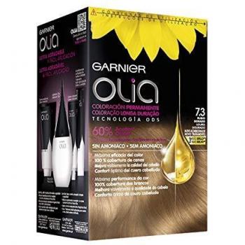 Garnier Olia - Coloración Permanente sin Amoniaco, con Aceites Florales de Origen Natural - Tono 7.3 Rubio Dorado