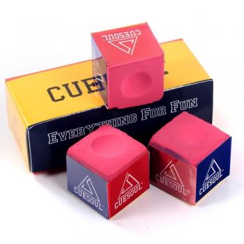 CUESOUL 3 Piezas por caja de Billar Chalk Snooker Cue Chalk
