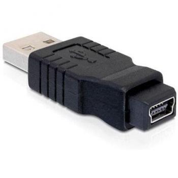 Adaptador, mini USB B 5 pin hembra A USB connettore, DeLOCK [65094]