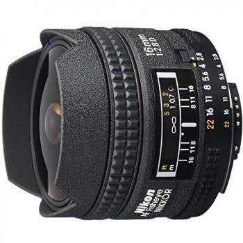 Nikon AF fisheye-nikkor 16mm f/2.8d Objetivo