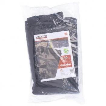 Plástico Protector Negro 0,10mm 6x6m KRT664002