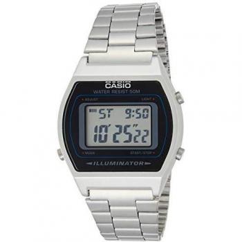 Casio B640WD1A Unisex Metal Watch - Black/Silver