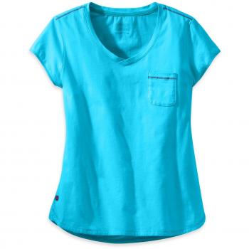 Outdoor Research Anna Esterilizada Women 's té, Verano, Mujer, Color Rio, tamaño Small