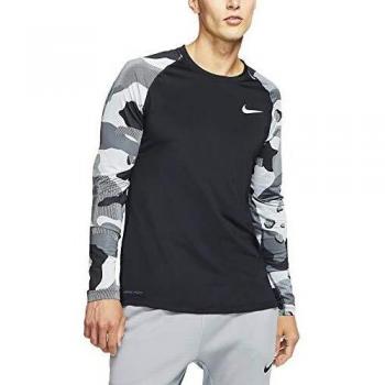 NIKE Pro Sudaderas, Hombre, Black/White, 2XL