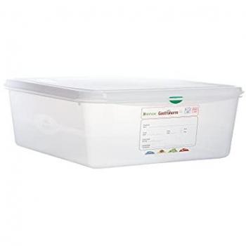 Hermético Gastronorm 2/3 H100 F12500 con capacidad de 2 litros (6 Uds) DENOX- FAMESA