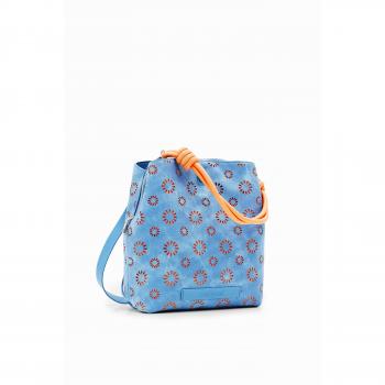 Mochila multiposición troquelada azul Desigual