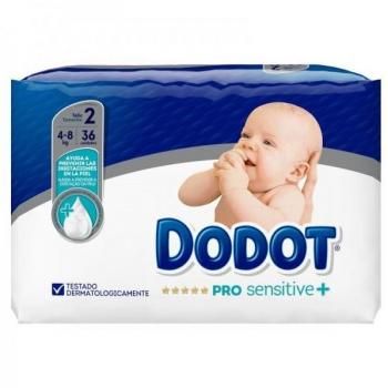 DODOT PRO SENSITIVE TALLA 2 4-8KG 36U