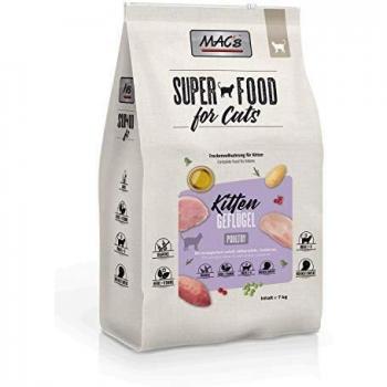 MAC's Superfood for Cats Gatito - 7 kg - Comida para gatos en etapa de crecimiento, rica en nutrientes esenciales, formulación natural, sin cereales, con ingredientes frescos y alta digestibilidad