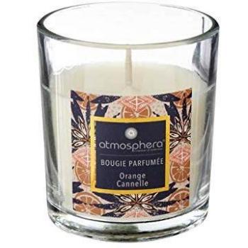Vela aromática Naranja Canela 110g en frasco de vidrio