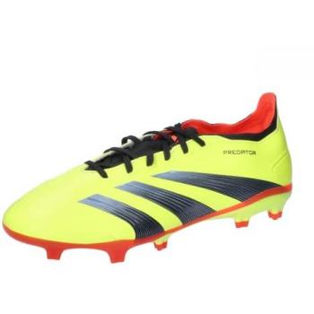 Adidas Botas de Fútbol Predator League FG, Terreno Firme, Color Amarillo, Talla 39 1/3 EU, Unisex