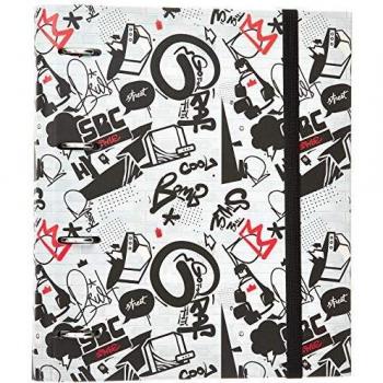 Totto AC92IND023-1820Z-9G1 Carpeta 4 Anillas Estampado Multicolor Waller
