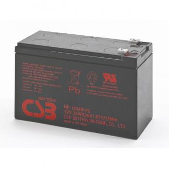 Batería de Gel CSB HR1234WF2 12V 34W 9Ah para SAI y Notebook