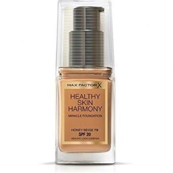 2 x Max Factor Healthy Skin Harmony Miracle Foundation - 79 Honey Beige