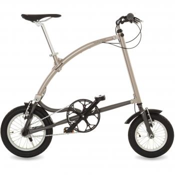 Ossby Curve Bicicleta Plegable, Unisex Adulto, Beige Metálico, Talla Única