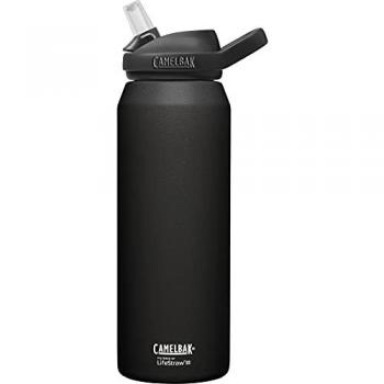 Camelbak Eddy+ Vacuum Insulated Stainless Steel Bottle Filtered By Lifestraw 1 Litre - Black