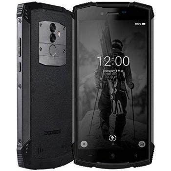 DOOGEE S55-5.5 Pulgadas (relación 18: 9) Android 8.0 Smartphone al Aire Libre, IP68 Impermeable Antipolvo Antigolpes, Carga rápida de la batería 5500mAh, Octa Core 4GB + 64GB - Negro