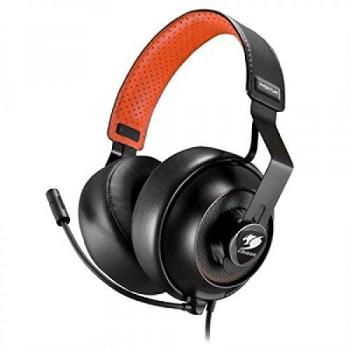 COUGAR Gaming Phontum Auricular con micrófono Binaural Diadema Negro, Naranja - Auriculares con micrófono