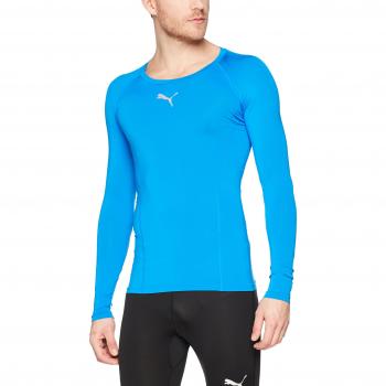 Camiseta de Manga Larga Baselayer Puma Liga para Hombre - Azul - XXL