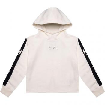 Sudadera Champion Hooded Off Infantil White