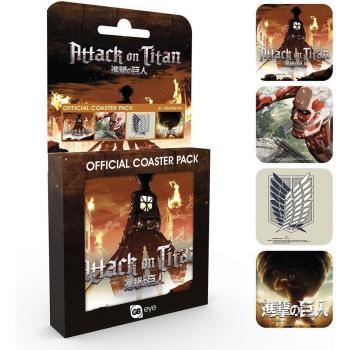 GB eye - Póster Attack on Titan, mezcla posavasos unidades, multicolor