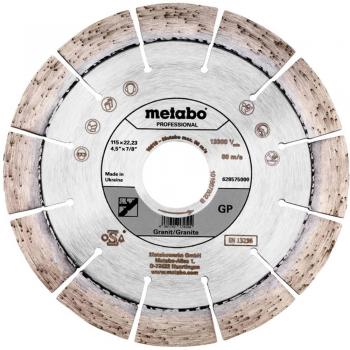 Metabo Disco de cortar de diamante 115x22,23mm GP Granit Professional (628575000)